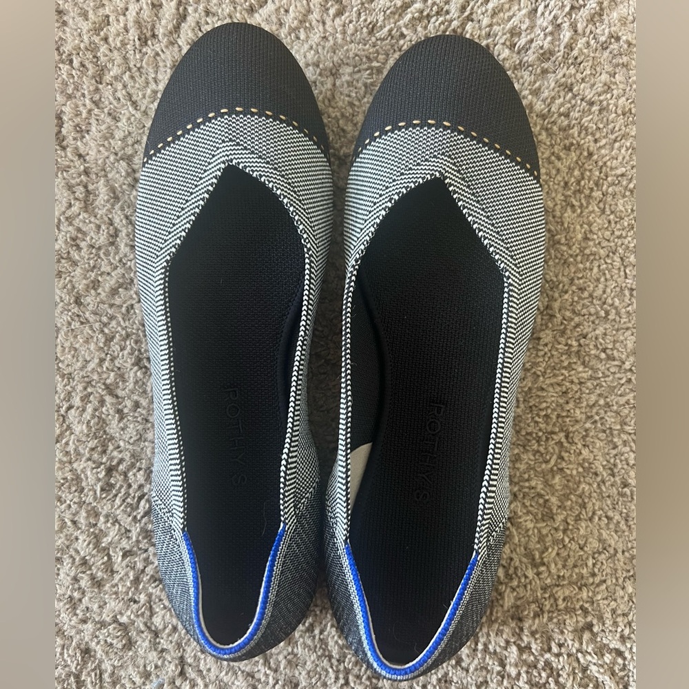 Rothy’s Grey Mist Captoe Size 11